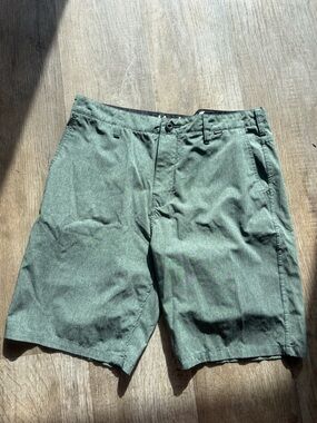 Hurley Black and Green Board Shorts